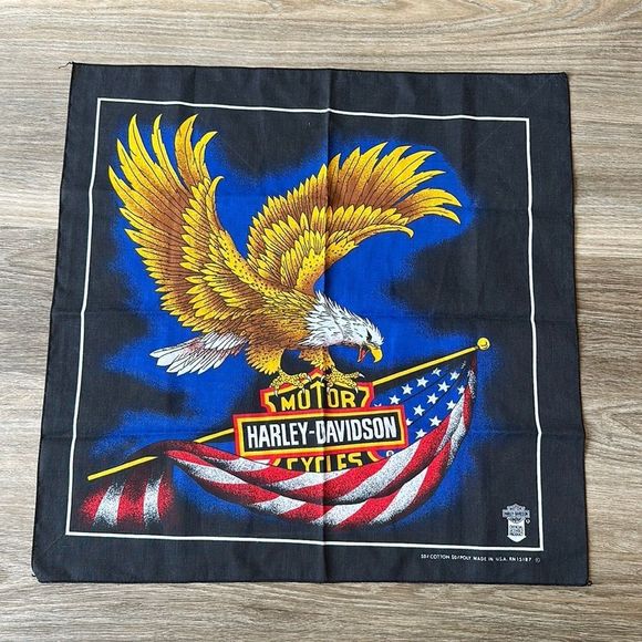 Harley-Davidson Other - HARLEY-DAVIDSON EAGLE AND AMERICAN FLAG GRAPHIC BANDANA